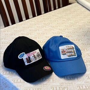 Star Wars Black Cap with Action Figures and Walt Disney World hats